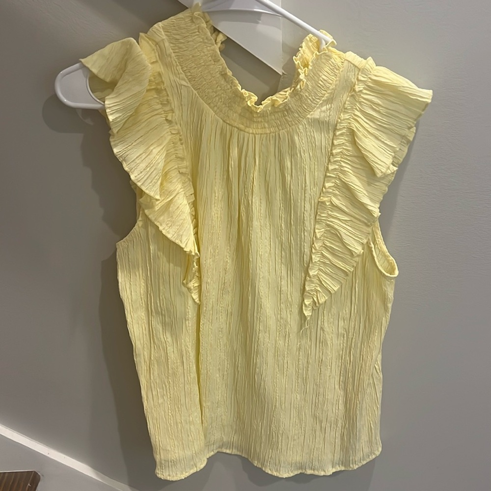 Yellow Boutique Top, Size M